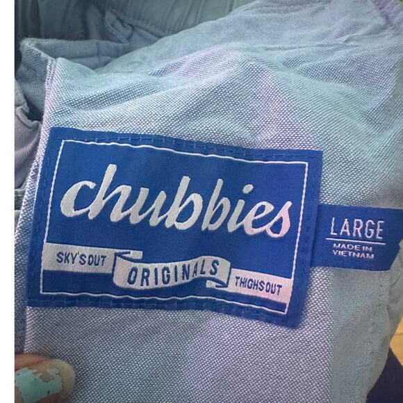 Chubbies Blue Original Casual Short Size Large - Picture 6 of 7